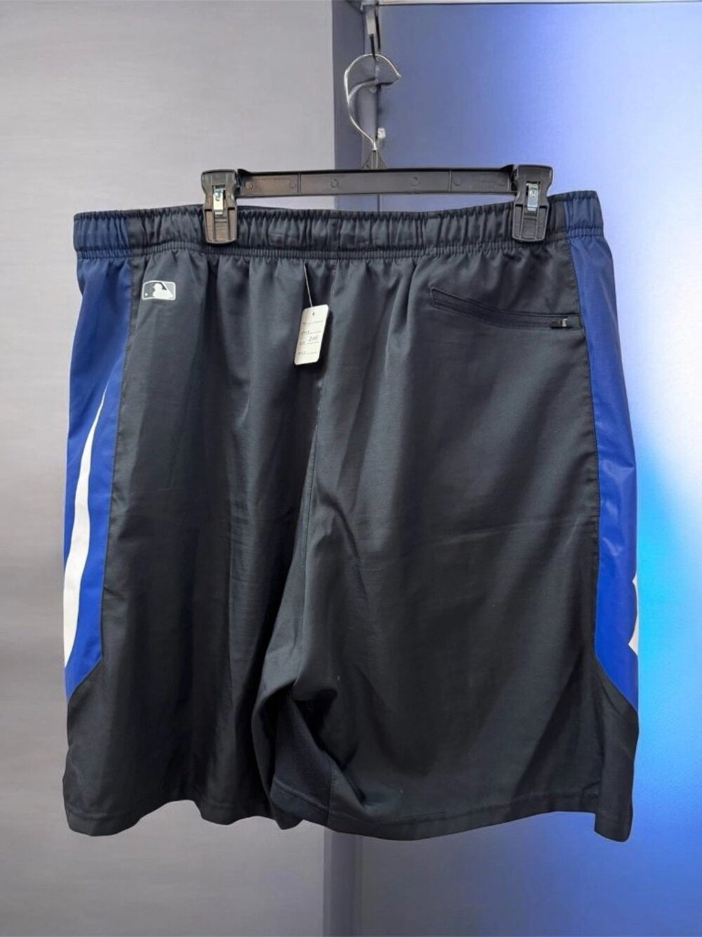 Men’s,Sports Shorts,Blue-Black,Size 2 XL,Pockets.!